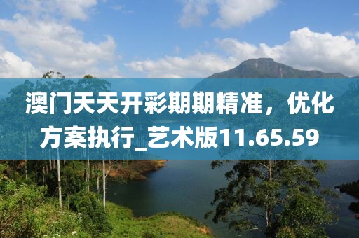 澳门天天开彩期期精准，优化方案执行_艺术版11.65.59