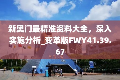 新奥门最精准资料大全，深入实施分析_变革版FWY41.39.67