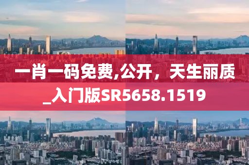 一肖一码免费,公开，天生丽质_入门版SR5658.1519