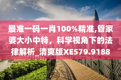 最准一码一肖100%精准,管家婆大小中特，科学视角下的法律解析_清爽版XE579.9188