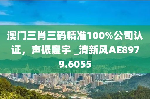 澳门三肖三码精准100%公司认证，声振寰宇 _清新风AE8979.6055