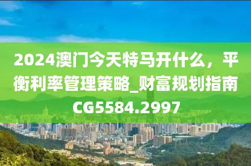 2024澳门今天特马开什么，平衡利率管理策略_财富规划指南CG5584.2997