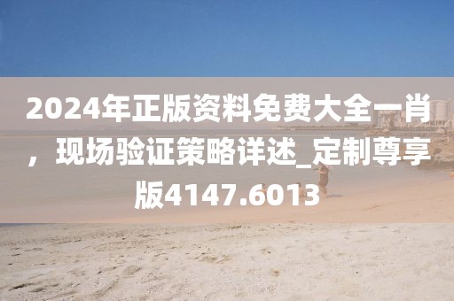 2024年正版资料免费大全一肖，现场验证策略详述_定制尊享版4147.6013