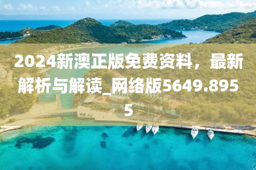 2024新澳正版免费资料，最新解析与解读_网络版5649.8955