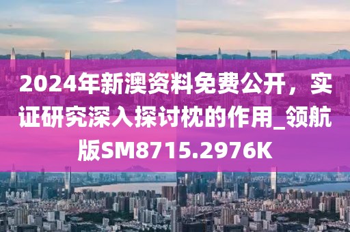 2024年新澳资料免费公开，实证研究深入探讨枕的作用_领航版SM8715.2976K