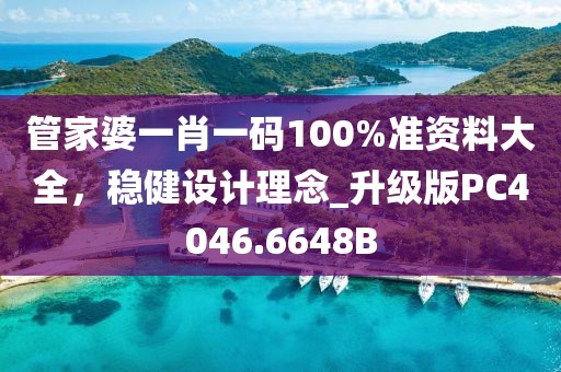 管家婆一肖一码100%准资料大全，稳健设计理念_升级版PC4046.6648B