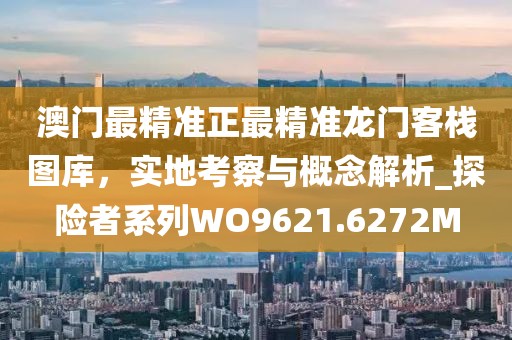 澳门最精准正最精准龙门客栈图库，实地考察与概念解析_探险者系列WO9621.6272M