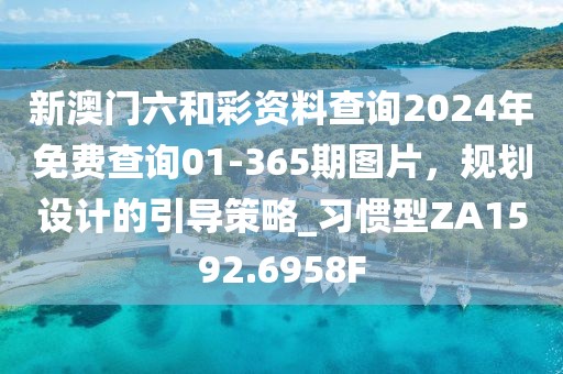 新澳门六和彩资料查询2024年免费查询01-365期图片，规划设计的引导策略_习惯型ZA1592.6958F