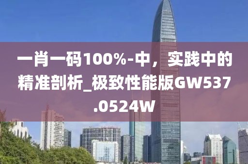 一肖一码100%-中，实践中的精准剖析_极致性能版GW537.0524W
