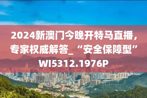 2024新澳门今晚开特马直播，专家权威解答_“安全保障型”WI5312.1976P