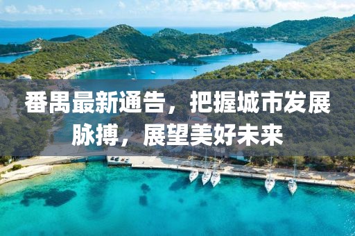番禺最新通告，把握城市发展脉搏，展望美好未来