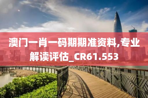 澳门一肖一码期期准资料,专业解读评估_CR61.553