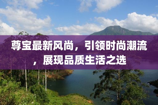 尊宝最新风尚，引领时尚潮流，展现品质生活之选