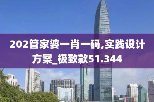 202管家婆一肖一码,实践设计方案_极致款51.344