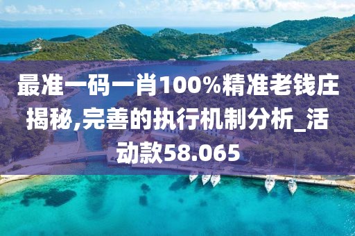 最准一码一肖100%精准老钱庄揭秘,完善的执行机制分析_活动款58.065