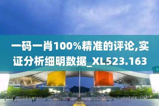 一码一肖100%精准的评论,实证分析细明数据_XL523.163