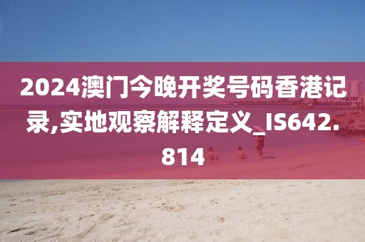 2024澳门今晚开奖号码香港记录,实地观察解释定义_IS642.814