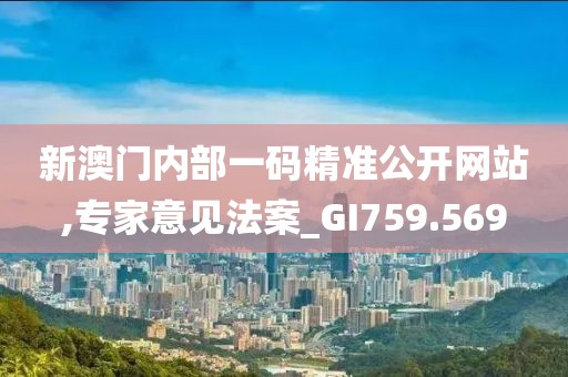 新澳门内部一码精准公开网站,专家意见法案_GI759.569