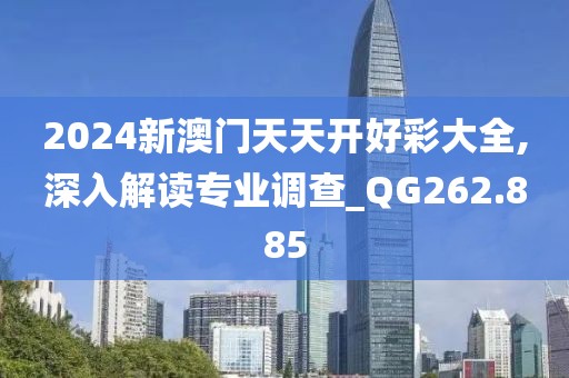 2024新澳门天天开好彩大全,深入解读专业调查_QG262.885