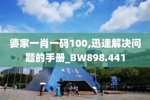 婆家一肖一码100,迅速解决问题的手册_BW898.441