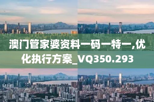 澳门管家婆资料一码一特一,优化执行方案_VQ350.293