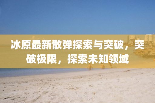 冰原最新散弹探索与突破，突破极限，探索未知领域