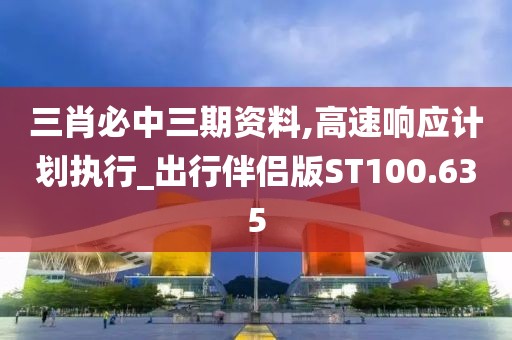 三肖必中三期资料,高速响应计划执行_出行伴侣版ST100.635