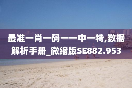 最准一肖一码一一中一特,数据解析手册_微缩版SE882.953