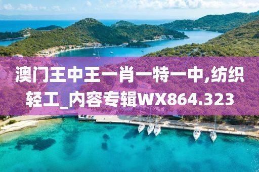 澳门王中王一肖一特一中,纺织轻工_内容专辑WX864.323