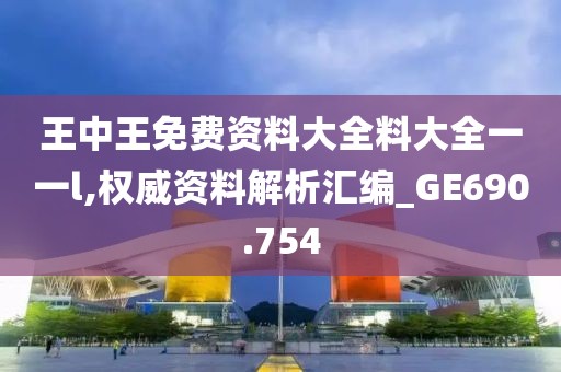 王中王免费资料大全料大全一一l,权威资料解析汇编_GE690.754