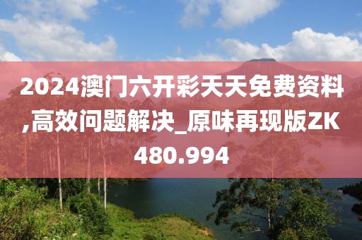 2024澳门六开彩天天免费资料,高效问题解决_原味再现版ZK480.994
