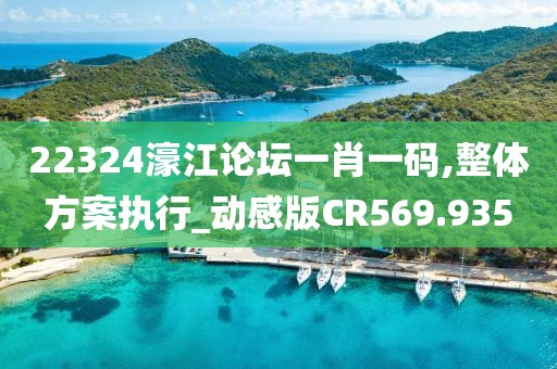 22324濠江论坛一肖一码,整体方案执行_动感版CR569.935