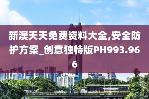 新澳天天免费资料大全,安全防护方案_创意独特版PH993.966