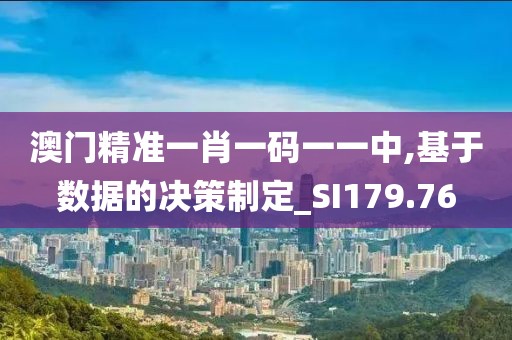 澳门精准一肖一码一一中,基于数据的决策制定_SI179.76