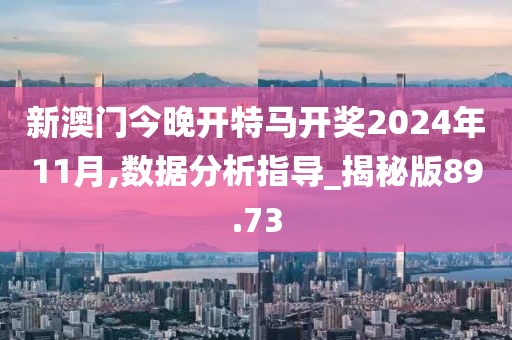 新澳门今晚开特马开奖2024年11月,数据分析指导_揭秘版89.73