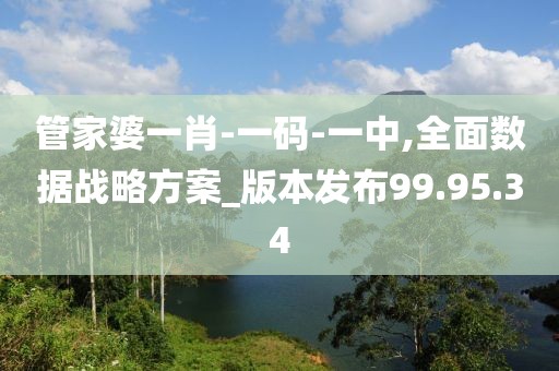 管家婆一肖-一码-一中,全面数据战略方案_版本发布99.95.34