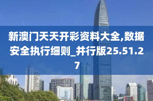 新澳门天天开彩资料大全,数据安全执行细则_并行版25.51.27
