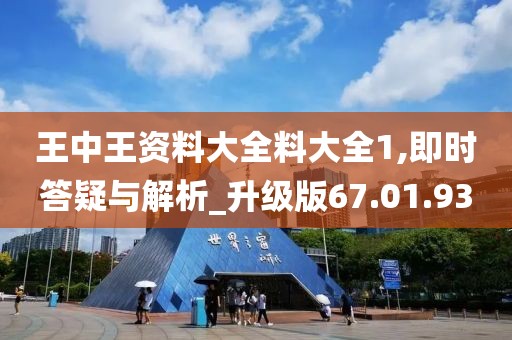 王中王资料大全料大全1,即时答疑与解析_升级版67.01.93