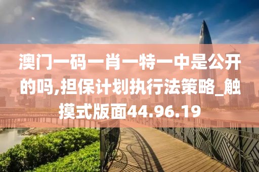 澳门一码一肖一特一中是公开的吗,担保计划执行法策略_触摸式版面44.96.19