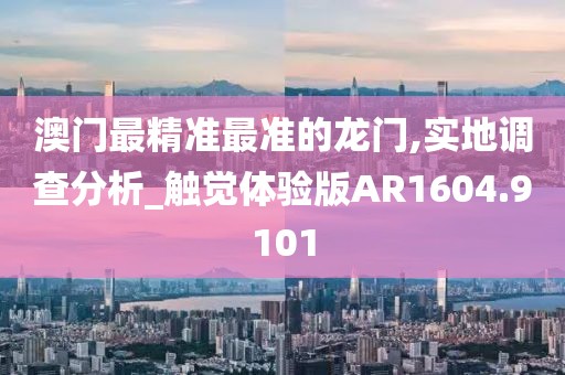 澳门最精准最准的龙门,实地调查分析_触觉体验版AR1604.9101