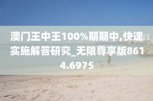 澳门王中王100%期期中,快速实施解答研究_无限尊享版8614.6975
