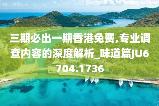 三期必出一期香港免费,专业调查内容的深度解析_味道篇JU6704.1736