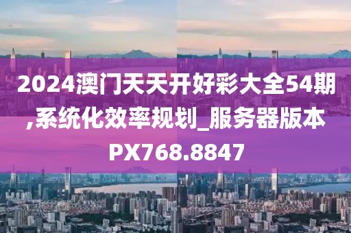 2024澳门天天开好彩大全54期,系统化效率规划_服务器版本PX768.8847