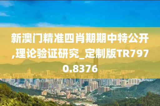 新澳门精准四肖期期中特公开,理论验证研究_定制版TR7970.8376