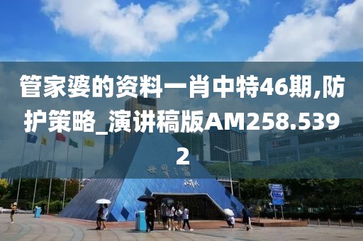 管家婆的资料一肖中特46期,防护策略_演讲稿版AM258.5392