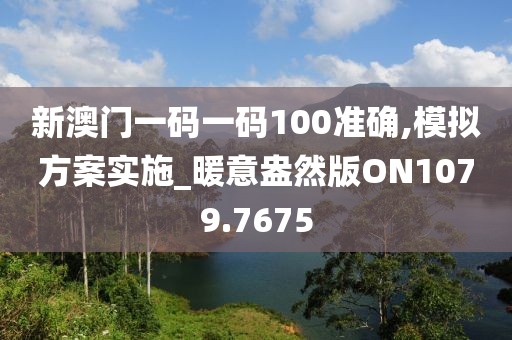 新澳门一码一码100准确,模拟方案实施_暖意盎然版ON1079.7675
