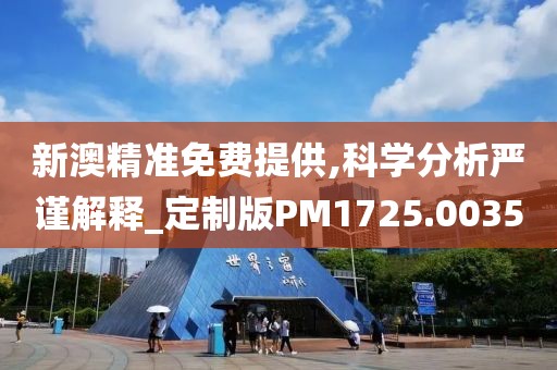 新澳精准免费提供,科学分析严谨解释_定制版PM1725.0035
