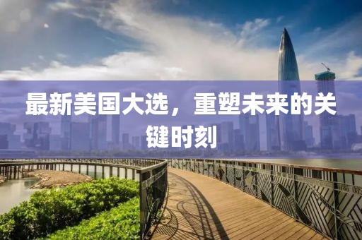 最新美国大选，重塑未来的关键时刻