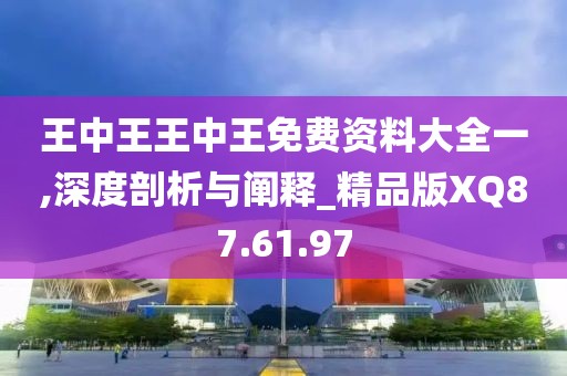 王中王王中王免费资料大全一,深度剖析与阐释_精品版XQ87.61.97