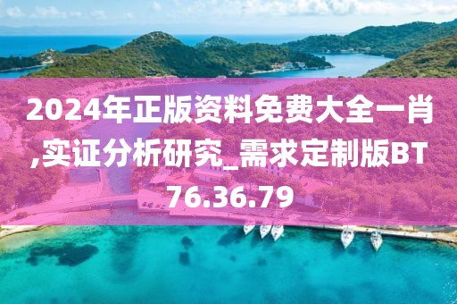 2024年正版资料免费大全一肖,实证分析研究_需求定制版BT76.36.79